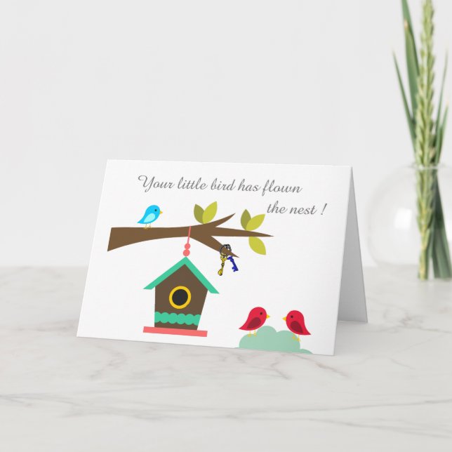 Your Little Bird Has Flown The Nest Card (Front)