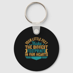 Your Little Feet, Make The Biggest Footprints In O Key Ring