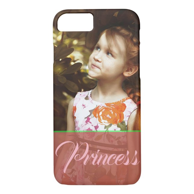Your little princess personalised phone case (Back)