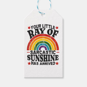 Your Little Ray Of Sarcastic Sunshine Gift Tags