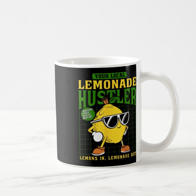 Your Local Lemonade Hustler Funny Lemon Stand Boss Coffee Mug (Right)