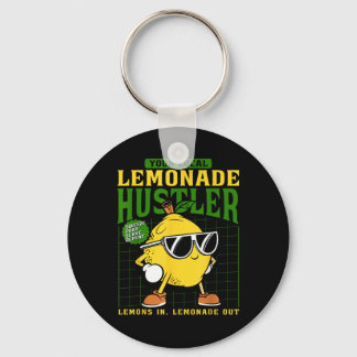 Your Local Lemonade Hustler Funny Lemon Stand Boss Key Ring