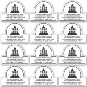 Your Logo 12 Promo Address Contour Cut Vinyl