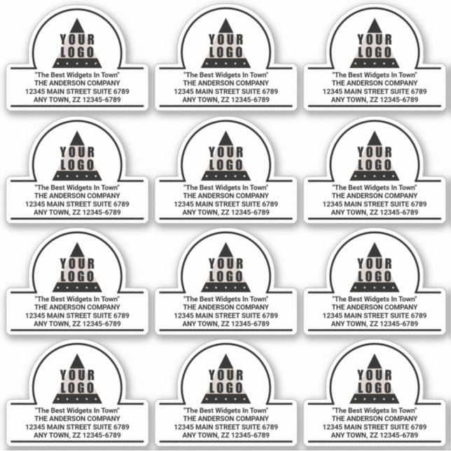 Your Logo 12 Promo Address Contour Cut Vinyl (Front)