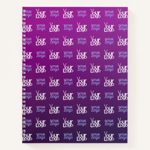 Your Logo   2 Uploaded Images or Business Logos  Notebook