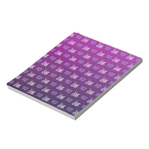 Your Logo 2 Uploaded Images or Business Logos Notepad