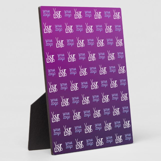 Your Logo | 2 Uploaded Images or Business Logos  Plaque (Side)