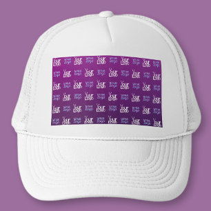 Your Logo   2 Uploaded Images or Business Logos  Trucker Hat