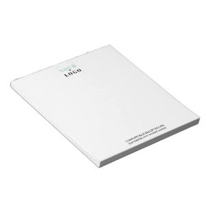 Your Logo and Custom Text Branded Notepad