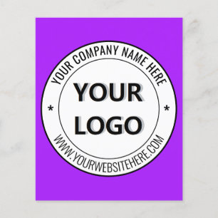 Your Logo and QR Code Promotional Business Flyers