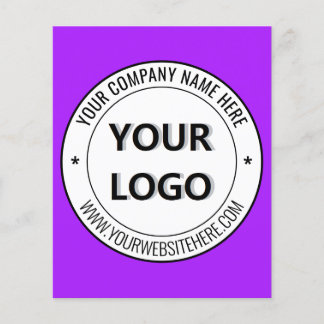 Your Logo and QR Code Promotional Business Flyers