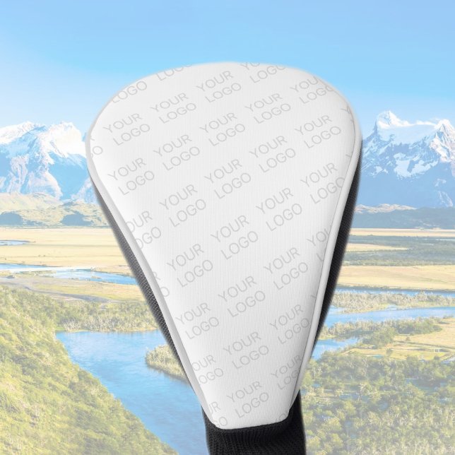 Your Logo Automatically Lightened & Repeating Golf Head Cover (Creator Uploaded)