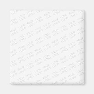 Your Logo Automatically Lightened & Repeating Magnet