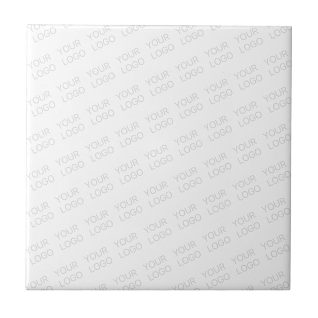 Your Logo Automatically Lightened & Repeating Tile (Front)