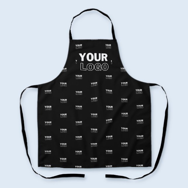 Your Logo & Background Repeating Logo | Black Apron (Creator Uploaded)
