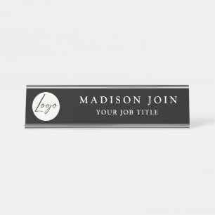 Your Logo Brand Business Company  Desk Name Plat Plate