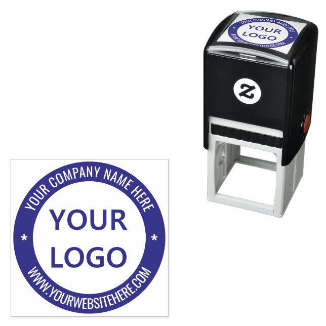 Your Logo Branded Business Colour Stamp Example (In Situ)