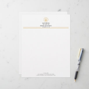 Your Logo Business   Attorney At Law  Custom Letterhead