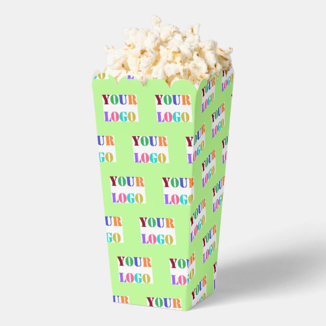 Your Logo Business Branded Popcorn Boxes Example (Popped)