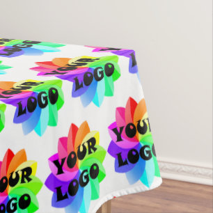Your Logo Business Company Custom Logo Tablecloth