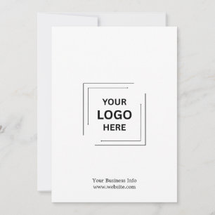 Your Logo Business Corporate Minimalist Card