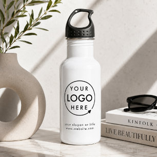Your Logo   Business Corporate Modern Minimalist 532 Ml Water Bottle
