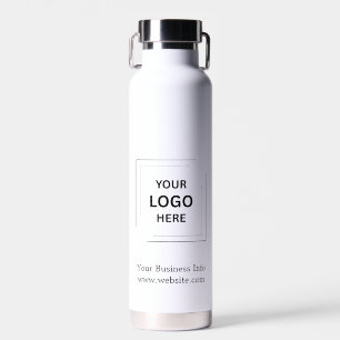 Your Logo   Business Corporate Modern Minimalist Water Bottle