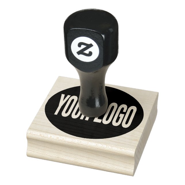 Your Logo Business Handle Rubber Stamp (Stamp)