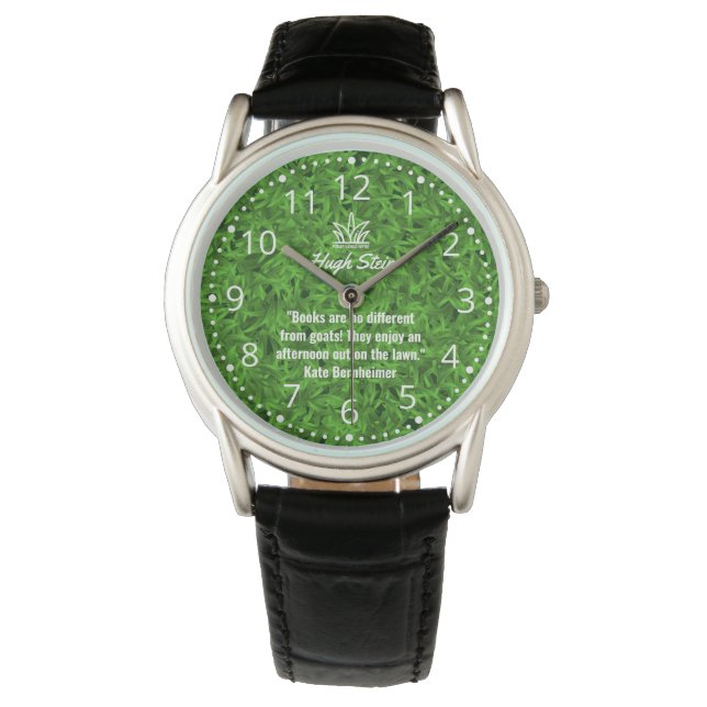Your Logo Business | Lawn Care Service Qoutes Watch (Front)