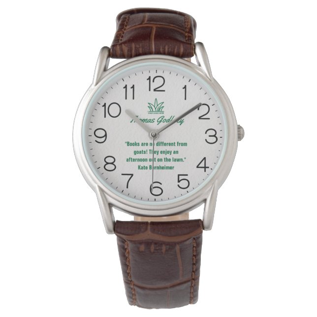 Your Logo Business | Lawn Care Service Qoutes Watch (Front)