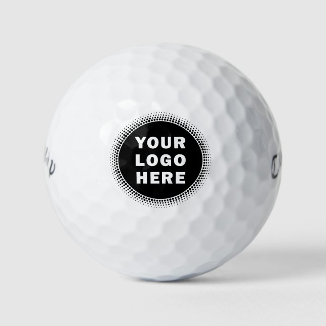 Your Logo Business Logo Personalised  Golf Balls (Front)