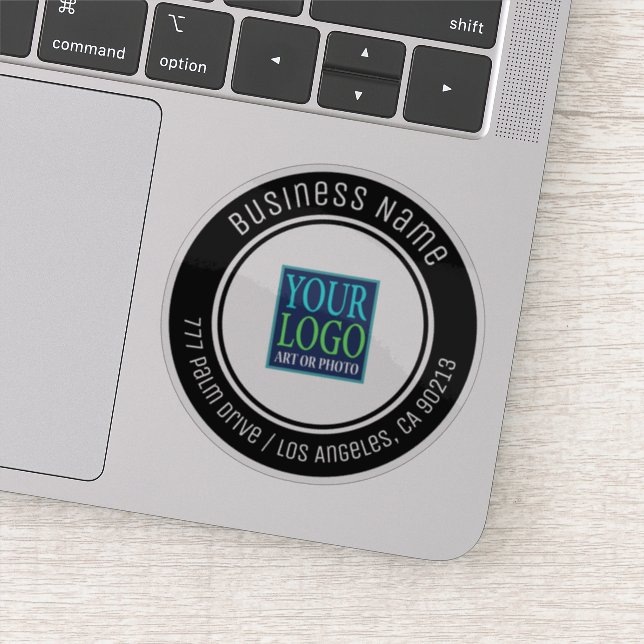 Your Logo, Business Name, Address, or Any Text (Detail)