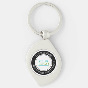 Your Logo, Business Name, Address, or Any Text Key Ring