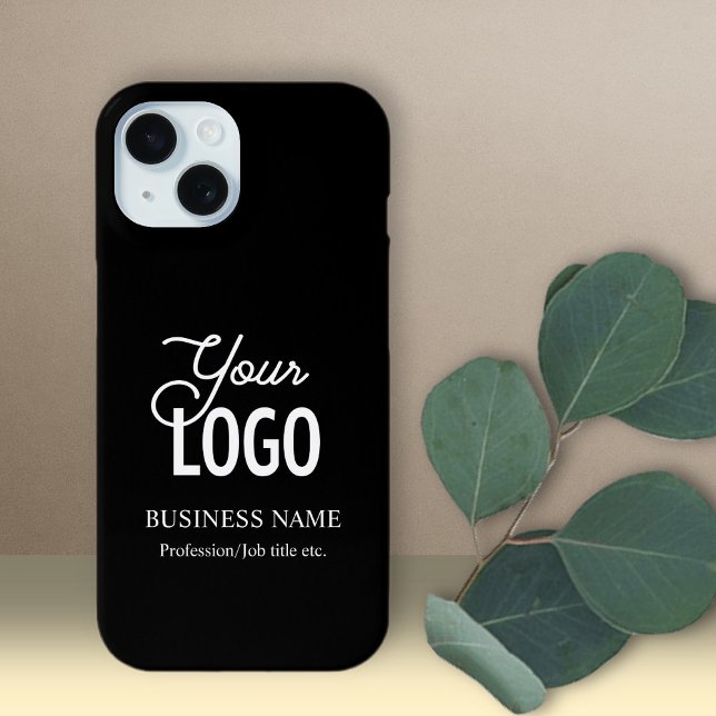 Your Logo & Business Name Etc. Customisable Text Case-Mate iPhone Case (Creator Uploaded)