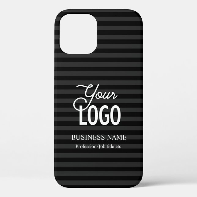 Your Logo & Business Name Etc. Customisable Text Case-Mate iPhone Case (Back)