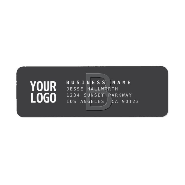 Your Logo, Business Name & Monogram  (Front)