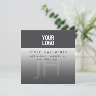 Your Logo, Business Name & Monogram  Card
