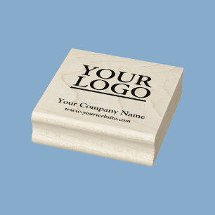 Your Logo Business Name Rubber Stamp