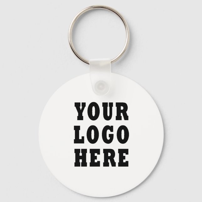 Your Logo Business Professional Promotional Key Ring (Front)