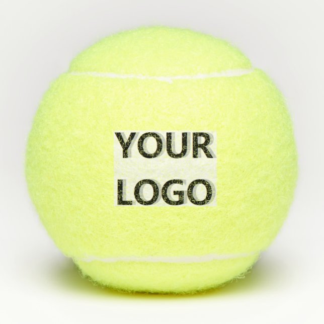 Your Logo Business Promotional Personalised  Tennis Balls (Front)