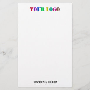 Your Logo Business Stationery Example Custom Text