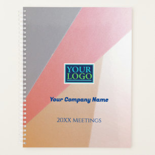 Your Logo, Company Name, Year Meetings Geometric Planner