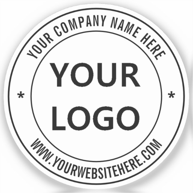 Your Logo Company Stamp Promotional Personalised (Front)
