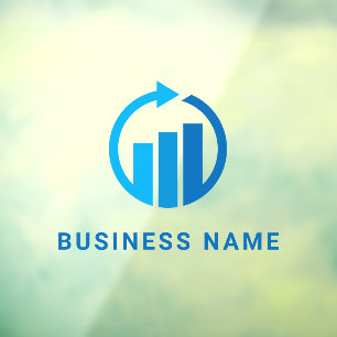 Your Logo   Custom Accountant BusinessLogo  Window Cling