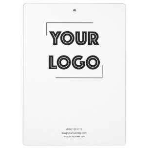 Your Logo Custom Business Marketing Clipboard