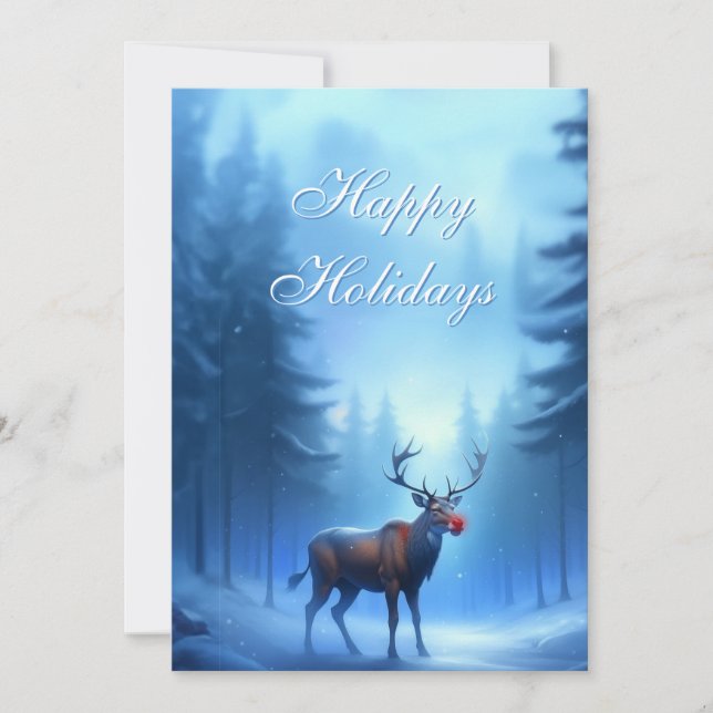 Your Logo Custom Business Marketing Holiday Card (Front)