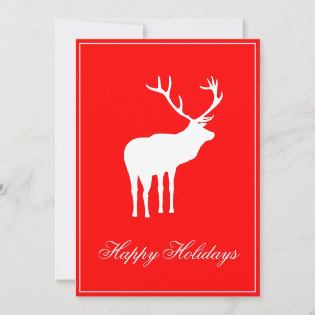 Your Logo Custom Business Marketing Holiday Card (Front)