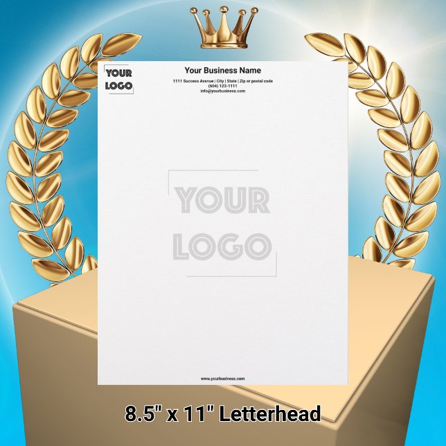 Your Logo Custom Business Marketing Letterhead (Creator Uploaded)