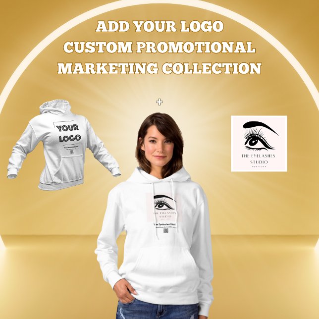 Your Logo Custom Business Marketing Woman Hoodie (Creator Uploaded)
