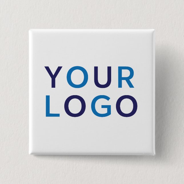 Your Logo Custom Promotional Business 15 Cm Square Badge (Front)